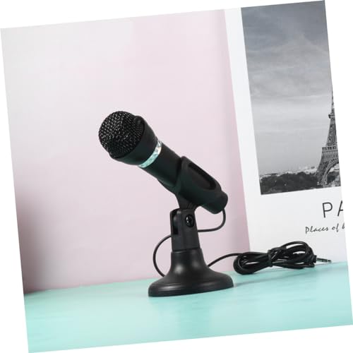 FAVOMOTO Capacitor Microphone for Computer Recording Wired Mic with Low Noise Pickup Stand for Streaming Podcasting Karaoke and Online Meetings