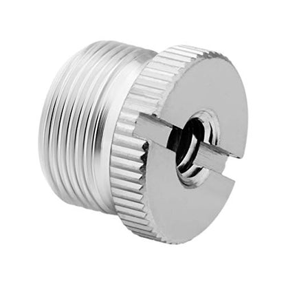 1/4 to 5/8 Adapter, 1/4"-20 Female to 5/8"-27 Male Screw Thread Adapter for Camera Monitor Microphone Stand - 2 Pack - color: 58Male / 14Female