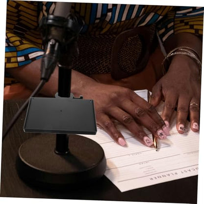ERINGOGO Recording Mic Stand Tray Sound Card Organizer for Musicians Podcasting Live Streaming Modern Design for Home Studios Professional Venues