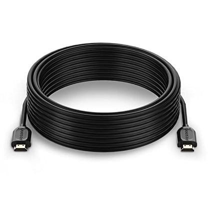 Fosmon 4K HDMI Cable 25FT/7.5M, HDMI 2.0 Cable 4K@60Hz/2160p Support 18Gbps, HDCP, 3D, ARC, Dolby TrueHD, 30AWG Compatible with UHD TV, PC Monitor, Console, PS4, PS5, Xbox 360/One/X/S, Nintendo Switch - size: 25FT, style: 4K