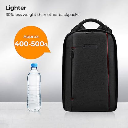K&F CONCEPT Camera Backpack for Photographers Large Waterproof Photography Camera Bag with Laptop/Tripod Compartment for Men Women Black Red - style: Formal