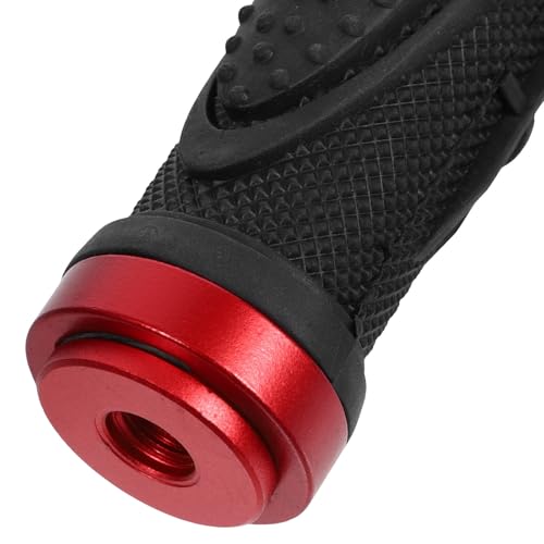 FRCOLOR Video Camera Handle Grip Stabilizer with 1/4" Screw Mount and LED Light for DSLR and Phone, Multifunctional Handheld Gimbal for Travel and Professional Filming, Black