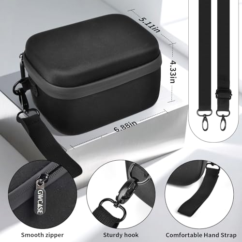 GWCASE Custom Camera Travel Case for Fujifilm X100VI Camera, Premium EVA Shell with Protective Dividers, Mesh Pockets for Fujifilm X100VI Accessories. Detachable Shoulder Strap & Handle (Case Only) - style: For Bare Device