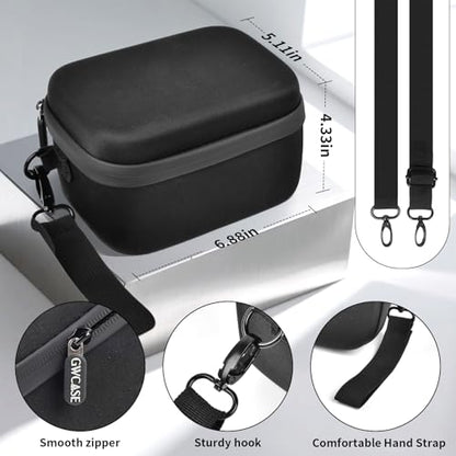 GWCASE Custom Camera Travel Case for Fujifilm X100VI Camera, Premium EVA Shell with Protective Dividers, Mesh Pockets for Fujifilm X100VI Accessories. Detachable Shoulder Strap & Handle (Case Only) - style: For Bare Device