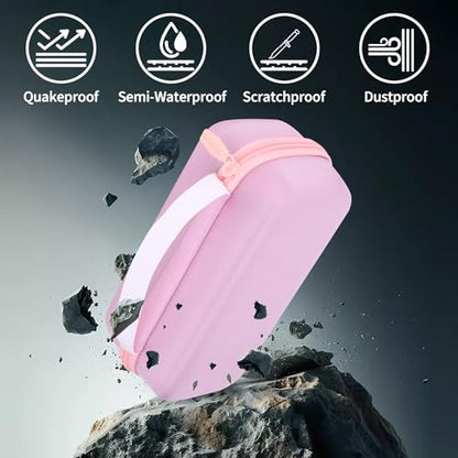 Storage Case Compatible with DJI Osmo Pocket 3 Creator Combo Vlogging Cameras (Pink Case) - color: Pink Case