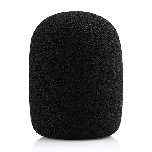 LEFXMOPHY Windscreen for MAONO PD400X Microphone Pop Filter, Mic Wind Muff Black Foam Cover - color: Black