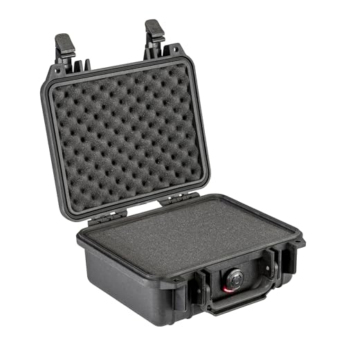 Pelican 1200 Case With Foam (Black) - color: Black