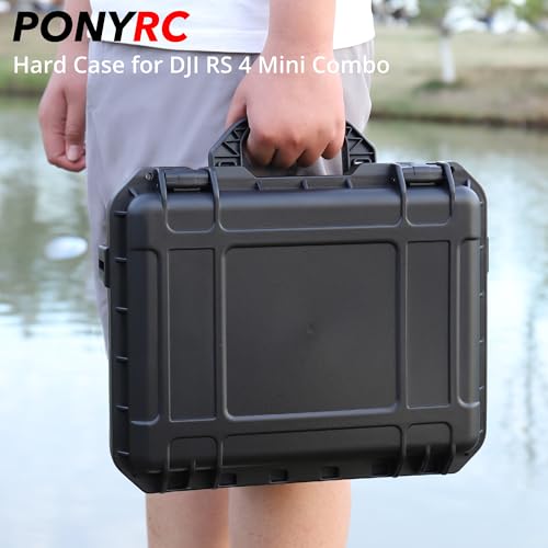 RS 4 Mini Hard Case, Waterproof Storage Travel Case for DJI RS 4 Mini Creator Combo Gimbal Lightweight Stabilizer & Accessories