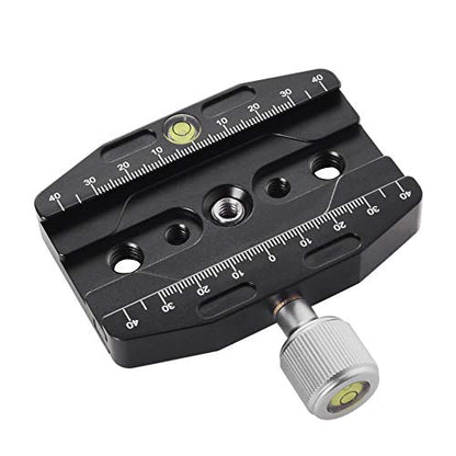 Fotoconic CL-90N Quick Release Clamp with arca Swiss clamp Plate Aluminum Alloy for Tripod or Monopod Compatible