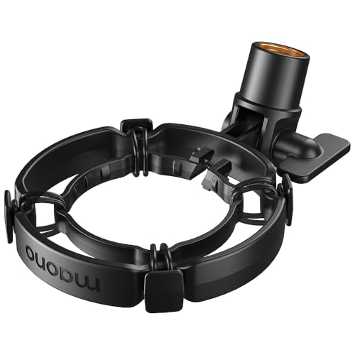 MAONO PD200X/PD200XS Shock Mount - Professional Custom Microphone Mounts Reduces Vibration Noise, Removable Shock Mount for Microphones with a Diameter of About 56mm/2.2 Inches