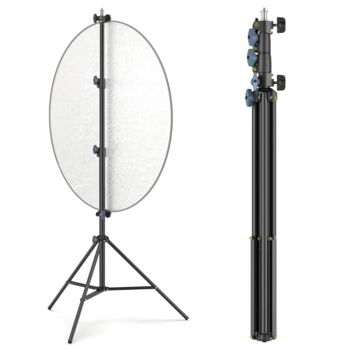 LINCO Lincostore 90“ / 7.5ft Studio Photography Photo Light Stand/Reflector Panel Stand with Reflector Holder