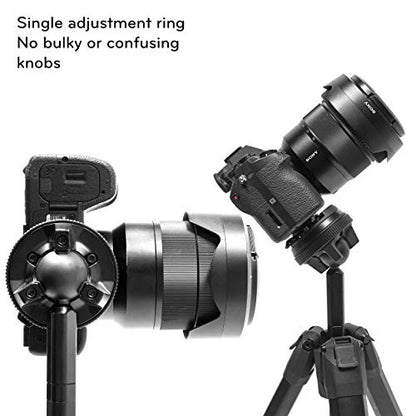 Peak Design Travel Tripod, Carbon Fiber, Compact Design, Quick Setup and Takedown, Pro-Level Stability, Ergonomic Ball Head, Compact and Portable Travel Tripod for Camera and Phone, 20 lb Capacity - color: Carbon Fiber