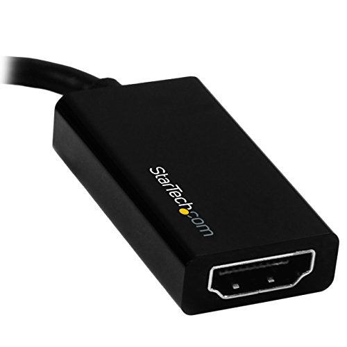 StarTech Active Mini DP to HDMI 2.0 Adapter, 4K 60Hz (MDP2HD4K60S) - color: Black, style: 4K 60Hz