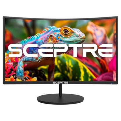 New! Sceptre Curved 27-inch Gaming Monitor 100Hz 1080p R1500 98% sRGB HDMI x2 VGA Build-in Speakers, VESA Wall Mount Machine Black 2026 (C275W-1920RN Series) - style: 27" Curved Gaming 2025