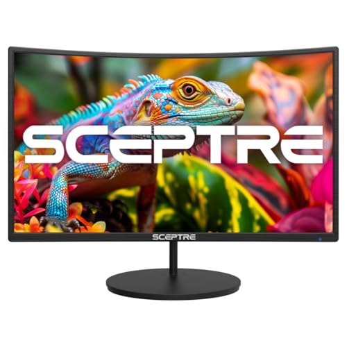 New! Sceptre Curved 27-inch Gaming Monitor 100Hz 1080p R1500 98% sRGB HDMI x2 VGA Build-in Speakers, VESA Wall Mount Machine Black 2026 (C275W-1920RN Series) - style: 27" Curved Gaming 2025