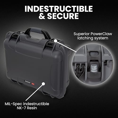 NANUK 920 Pro Photo Kit – Waterproof Travel Camera Hard Case with Padded Dividers & Lid Organizer, 16.7” x 13.4” x 6.8”, Dustproof & Impact-Resistant, Airline Carry-On Approved – Graphite - color: Graphite, style: Pro Photo Kit