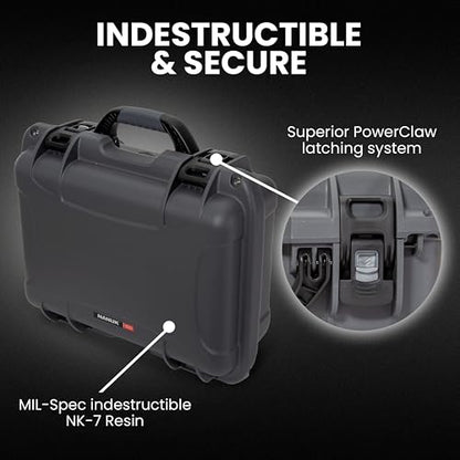 NANUK 920 Pro Photo Kit – Waterproof Travel Camera Hard Case with Padded Dividers & Lid Organizer, 16.7” x 13.4” x 6.8”, Dustproof & Impact-Resistant, Airline Carry-On Approved – Graphite - color: Graphite, style: Pro Photo Kit