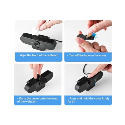 EMEET SmartCam C960 1080P Webcam with Dual Noise-Canceling Microphones (Black) Bundle with 8-Inch Table Tripod (2 Items)