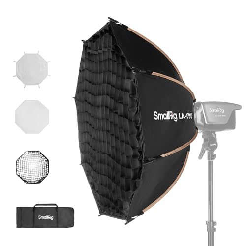 SmallRig 35"/90cm Softbox LA-O90 Quick Release Octagon Soft Box for Bowens Mount COB Lights for SMALLRIG for Neewer for Aputure for Godox - size: 35"/90cm
