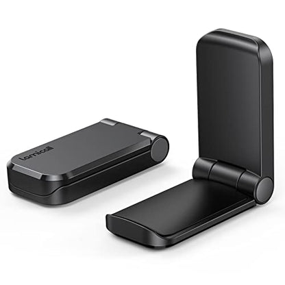 Lamicall Headphone Stand, Sticky Headset Hanger - 2 Pack Adhesive Headphone Holder Hook Mount, Headset Holder Clip Under Desk, Earphone Clamp for Airpods Max, HyperX, Sennheiser, Black - style: Black - Two Pack