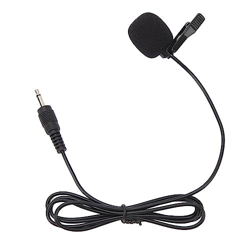 Cuifati Lavalier Microphone,Noise Cancelling Clip On Lapel Microphone,3.5mm Jack for Phone PC Laptop DSLR Camera Recording Interview, Podcast, Voice Dictation