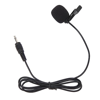 Cuifati Lavalier Microphone,Noise Cancelling Clip On Lapel Microphone,3.5mm Jack for Phone PC Laptop DSLR Camera Recording Interview, Podcast, Voice Dictation