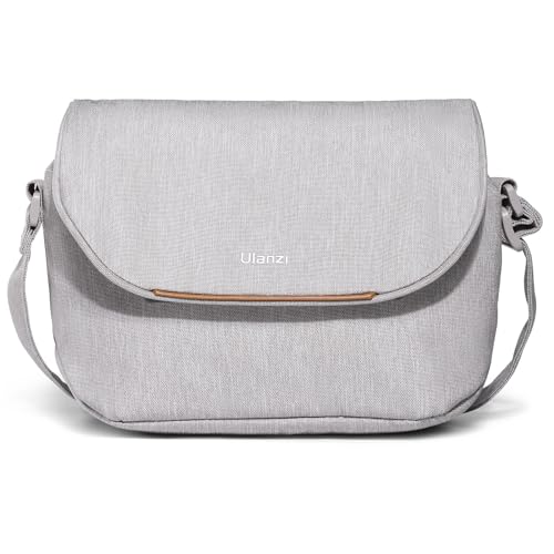 ULANZI 3L Camera Bag, Beige Gray, 9.1x4.3x7.1in, Professional SLR/DSLR Crossbody Shoulder Case for Sony Canon Nikon Mirrorless Cameras, Splash-Proof Polyester Lightweight 235g - size: Grey 3-4 L