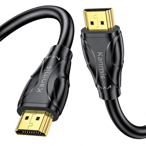8K HDMI Cable 6ft, High Speed 2.1 Cables 8K@60Hz 4K@120hz, High Speed Gold Plated Connectors hdmi Cord, Compatible with PlayStation Arc PS3 PS4 PC HDTV - size: 6FT