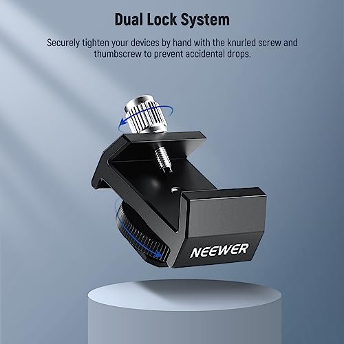 NEEWER Telescope Finderscope Mount Adapter All Metal with Cold Shoe & 1/4" Thread for Camera Hot Shoe Mount, Standard 1.3in/33mm Finder Dovetail Base for Sky Astrophotography, LS-T16