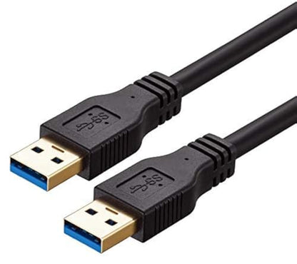 USB to USB Cable Male to Male 20 ft, Long USB 3.0 Cable A to A for Data Transfer Hard Drive Enclosures, Printer, Modem, Cameras
