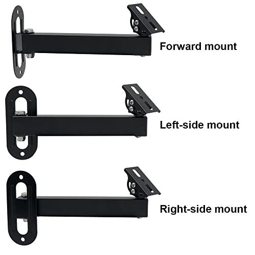 8" Long Arm Bracket 180 Degree Rotatable Projector Wall Mount Stand Bracket for Security CCTV Camera Wall Corner Mount Projector Metal Bracket