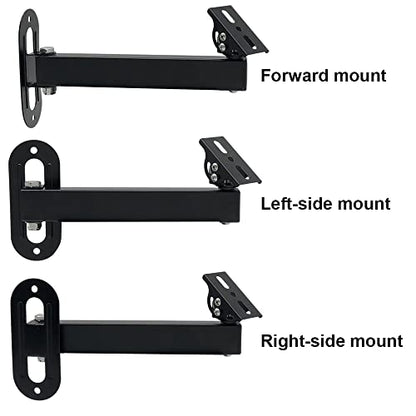 8" Long Arm Bracket 180 Degree Rotatable Projector Wall Mount Stand Bracket for Security CCTV Camera Wall Corner Mount Projector Metal Bracket