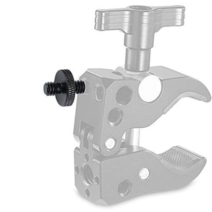 6 Pack 1/4" Male to 1/4" Male Threaded Tripod Screw Adapter Double Sided Standard Mounting Thread Converter for Camera Cage Mount - color: Aluminium Alloy