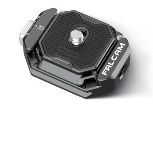 FALCAM F38 Quick Release Kit V2, Quick Release System, Base and Plate with 1/4" and 3/8" Screw Thread for Tripod, Monopod, Stabilizer, Slider - F38B3404 - size: F38 QR Kit V2