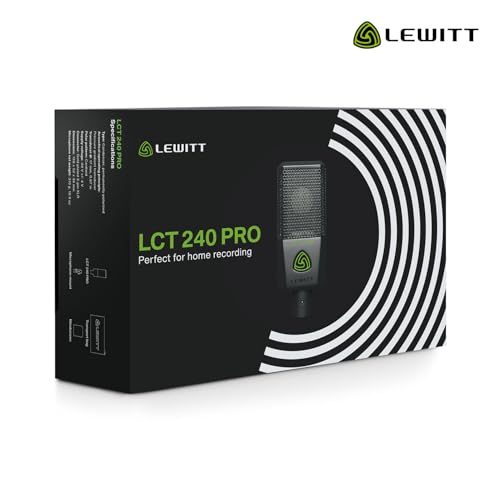 LEWITT LCT 240 Pro Large Diaphragm Condenser Mic - color: Black