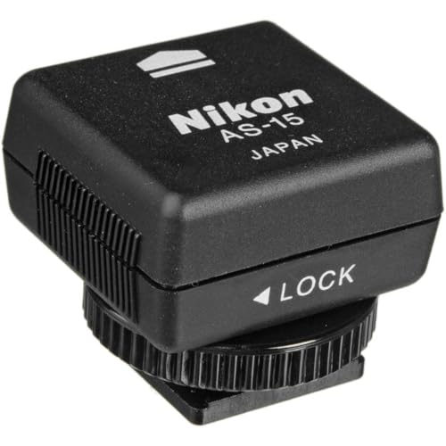 Nikon AS-15 Sync Terminal Adapter Hot Shoe to PC AS15