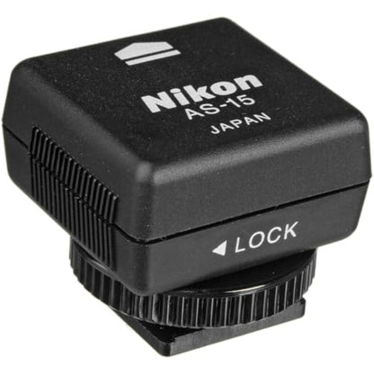 Nikon AS-15 Sync Terminal Adapter Hot Shoe to PC AS15