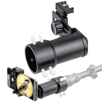 Smartphone Scope Adapter - Universal Mount for Photography & Wildlife Observation - Fits 38mm-46mm Eyepieces | Quick Alignment; Stable Phone Mount; Universal Compatibility - size: Smartphone Scope Adapter 33-46MM