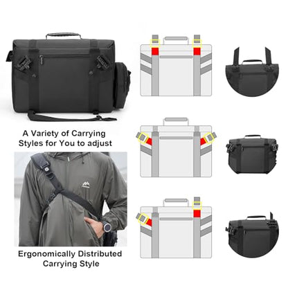Cwatcun Camera Sling Bag, Waterproof Multifunction Photography Tactica Camera Crossbody Bag with Tripod Holder & Removable Accessory Bags for DSLR/SLR/Mirrorless Cameras - Small - size: Small