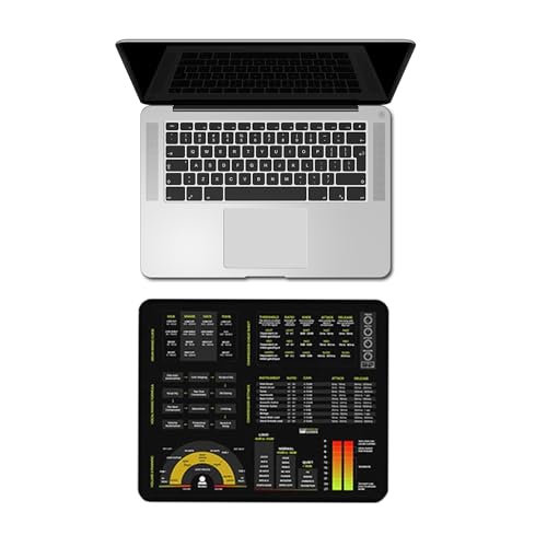 Mixing Mastering Cheat Sheet Mousepad Regular (XXL with LED (800x300mm)) - size: XXL with LED (800x300mm)