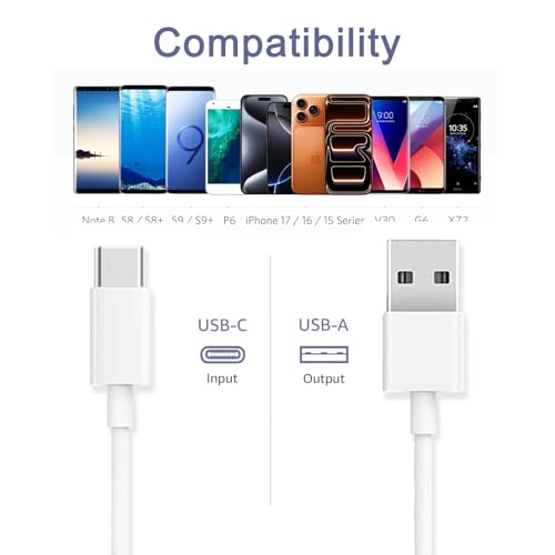 2 Pack 10FT USB C Camera Charger for Arlo Essential Camera 2nd/3rd Gen, Essential XL 2nd/3rd Gen, Pro 6, Ultra 3 Charging Cord Power Cable for WYZE Duo Cam Pan, Cam Pan v4,Eufy Security SoloCam S4 E42 - size: 2-Pack