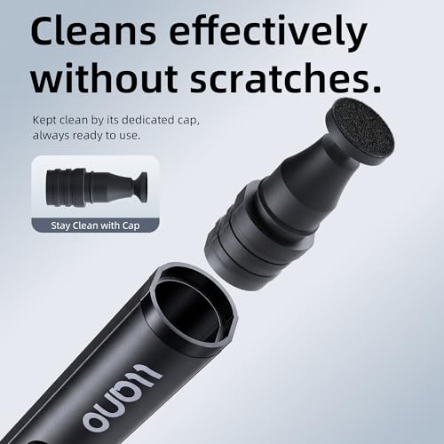 llano 5-in-1 Camera Lens Cleaning Kit with Cleaning Solution 60ml, Swab, Pen, Air Blower, Nano-Fiber Cloth, Wipes, Cleaning Kit for Computer PC MacBook iPhone Camera