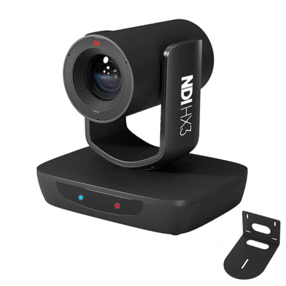 AI Auto Tracking PTZ Camera, 20X Zoom Live Streaming HDMI SDI PTZ Camera for Church Worship and Live Event, LV20, Not NDI - color: Light Black