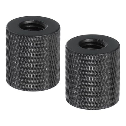 PATIKIL Tripod Screw Adapter 1/4" Female to M8 Male, 2 Pcs Tripod Nut Connectors Camera Mount Screw Camera Double Head Converter for Microphone Holder Magic Arms Accessories, 18 mm - size: 1/4" Female to M8 Male,18 mm