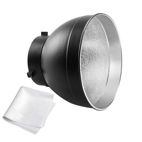 Godox AD-R6 169mm Approx 7" Standard Bowens Mount Reflector for Godox AD600B AD600BM AD600Pro AD600Pro II MS200 MS300 Aputure Amaran 100D 100X 200D 200X