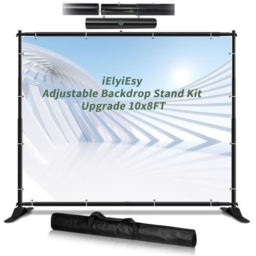 10x8FT Strengthen Heavy Duty Thick and Sturdier Backdrop Stand for Party - size: Thicker 10*8 FT
