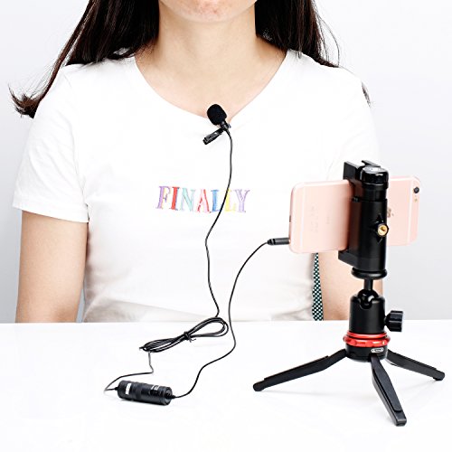 BOYA by M1 Collar Microphone for Smartphones Canon Nikon DSLR Cameras Camcorders Audio Recorder PC