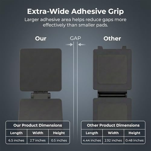 2-Pack Universal Magnetic Monitor Connection Bracket Compatible with All Computer Monitors Curved and Flat Screen Adjustable Magnetic Monitor Alignment Tool with Strong Adhesive