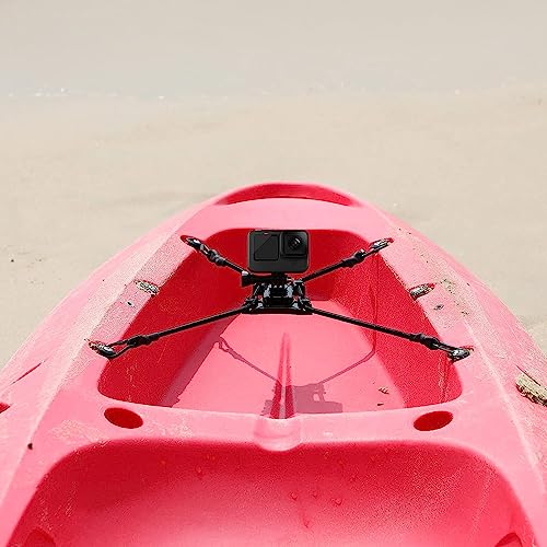 SOONSUN Camera Fence Mount for GoPro, iPhone, Cell Phones, Mevo Start, AKASO, SJCAM, Osmo Action - Ideal Backstop Chain Link Fence Mount for Baseball, Softball, Football, Tennis Games Recording