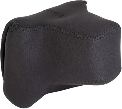 OP/TECH USA Soft Pouch – Compact digital camera case, lightweight accessories pouch, sleek neoprene sleeve for DSLR, perfect for backpacks & travel – durable protection in style D-PRO | Black - color: Black, style: D-pro